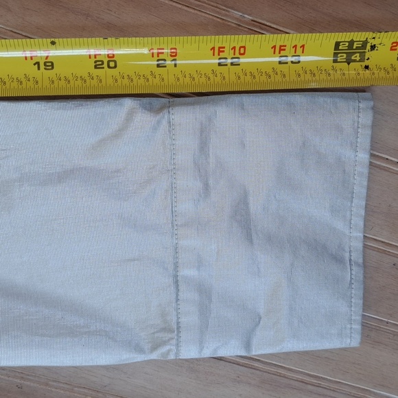 Luisa Cerano Silver Metallic Dressy Long Sleeve Utility Button Down Tunic Blouse - Picture 7 of 13